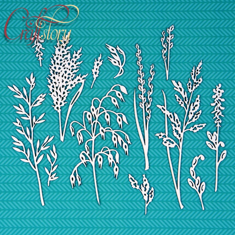 Чипборд CraftStory "Полевые цветы 2"