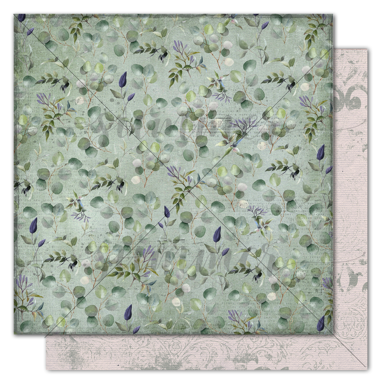 Бумага Summer studio "Darkness" Enchanted branches (SMST140)