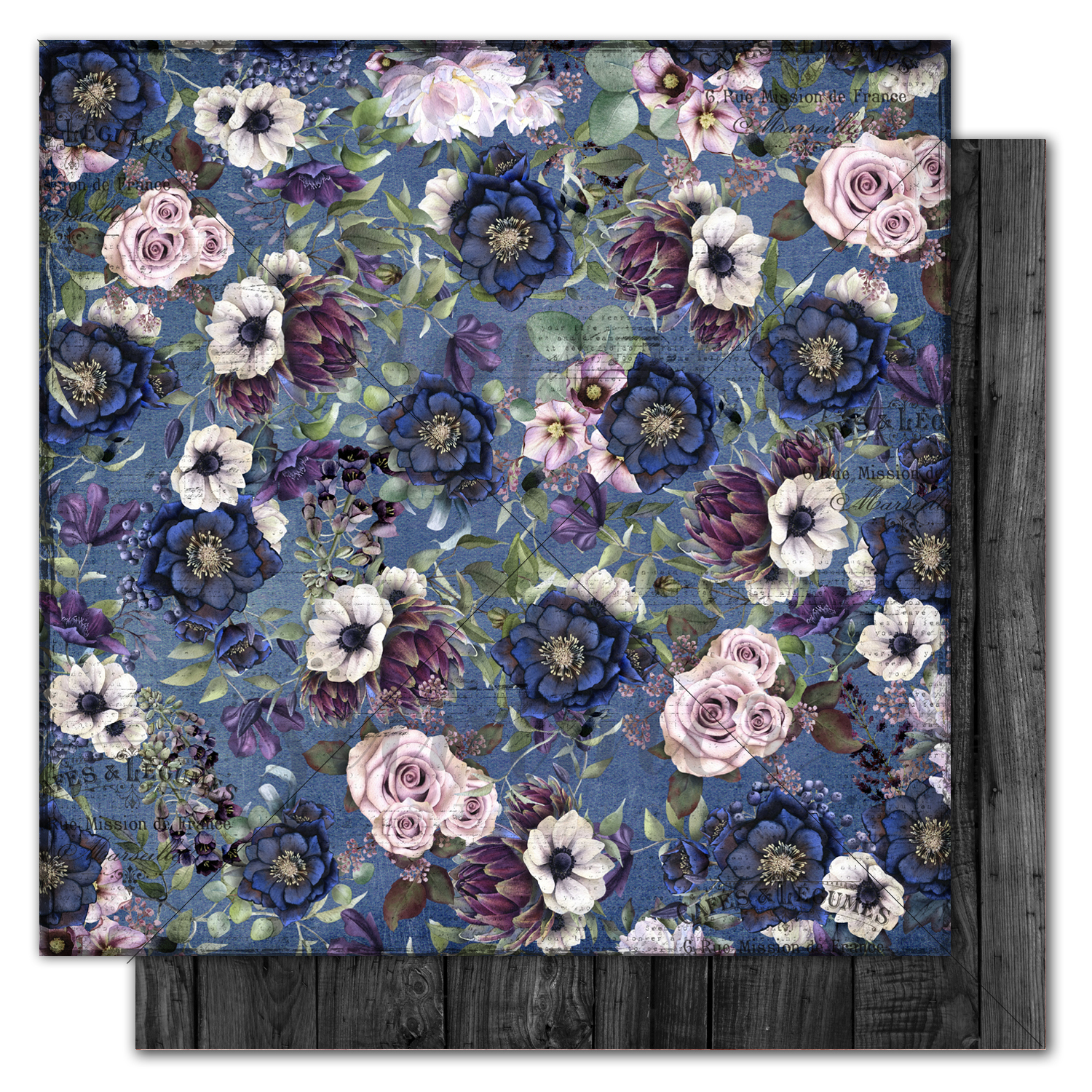 Бумага Summer studio "Darkness" Dark garden (SMST142)