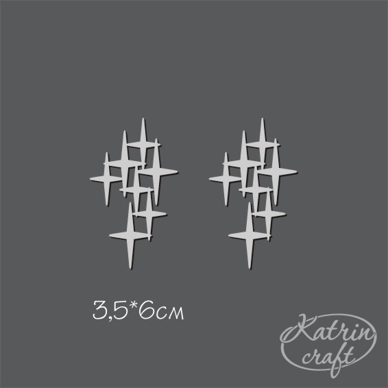 Акриловое украшение "Искры"