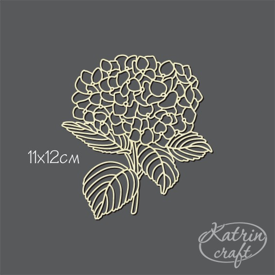 Чипборд "Гортензия"