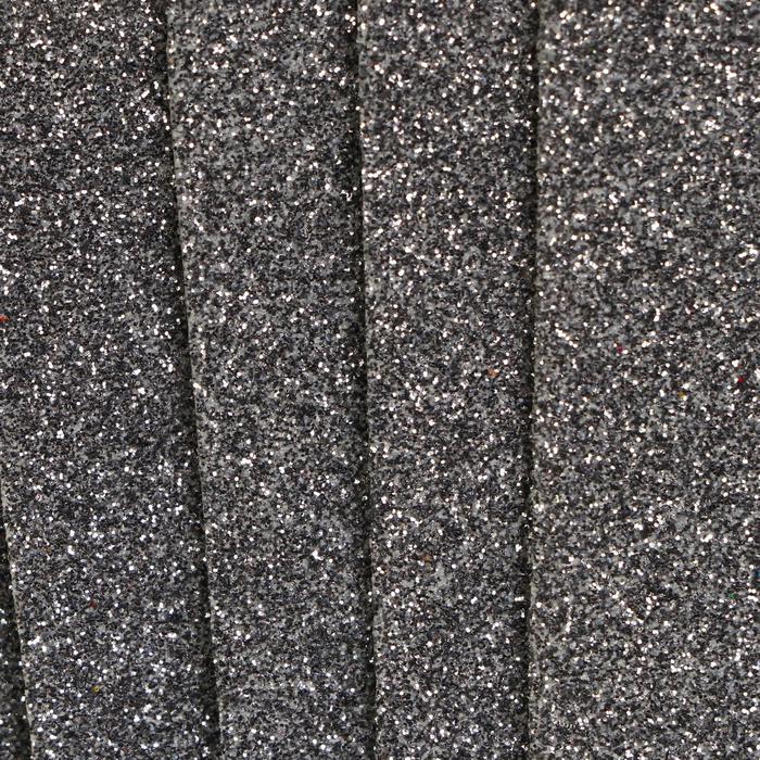 Фоамиран 20 х 30 см графит с блёстками