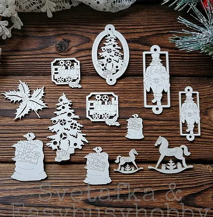 Чипборд EasyBusyHobby "Новогодний стим" Чудеса внутри