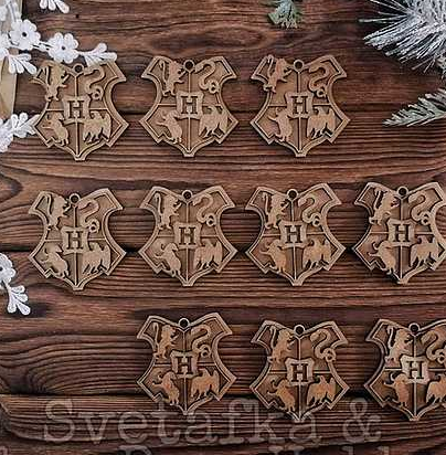 Деревянный декор из МДФ EasyBusyHobby "Герб Факультета"