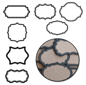 Набор тегов-рамочек Maya Road, Jotter