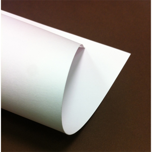 Картон однотонный 300 г/м2. Цвет классический белый.