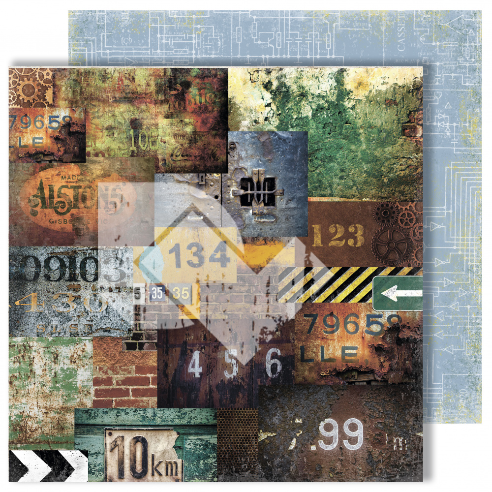 Бумага Dream Light Studio "Время впечатлений" Цифры (DL10)