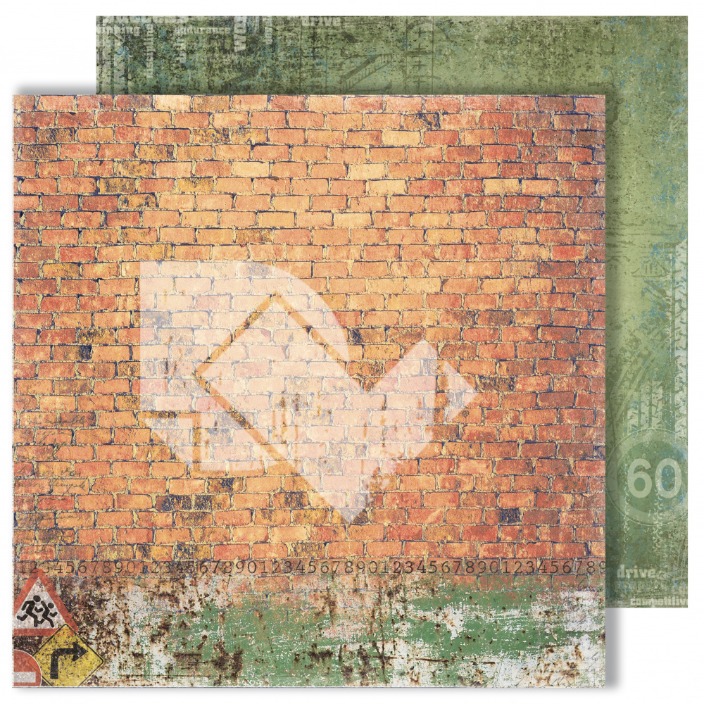 Бумага Dream Light Studio "Время впечатлений" Зеленый свет (DL8)