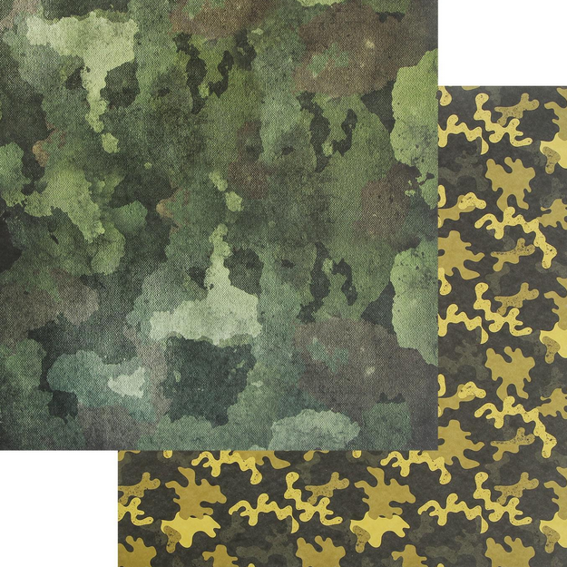 Бумага для скрапбукинга АртУзор "Военная" (ART834-2)