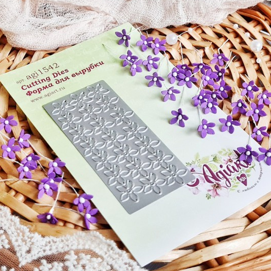 Нож для вырубки Agiart "Лаванда"