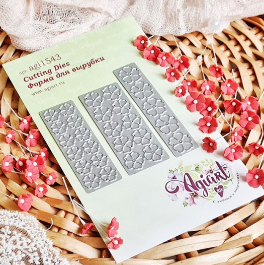 Нож для вырубки Agiart "Мелкоцвет №4"