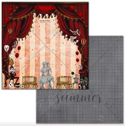 Бумага Summer studio "Circus" The show (SMST162)