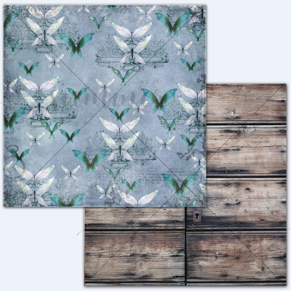 Бумага Summer studio "Fairy Tale" Depth and wings (SMST169)