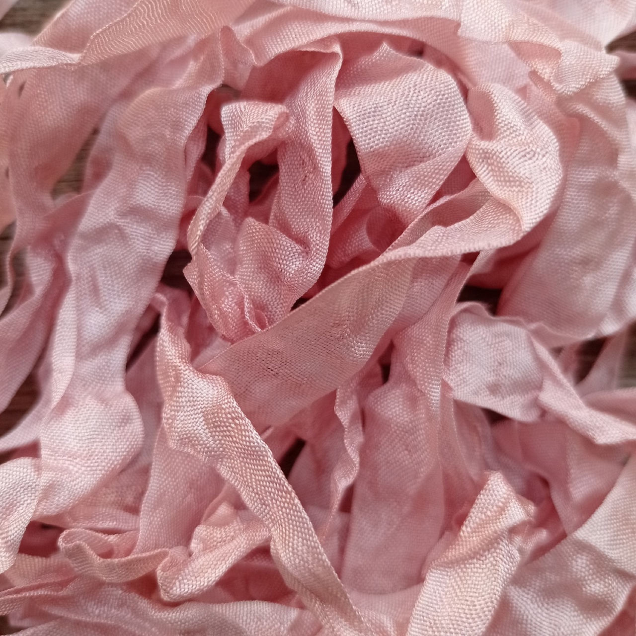 Шебби-лента Нежная роза