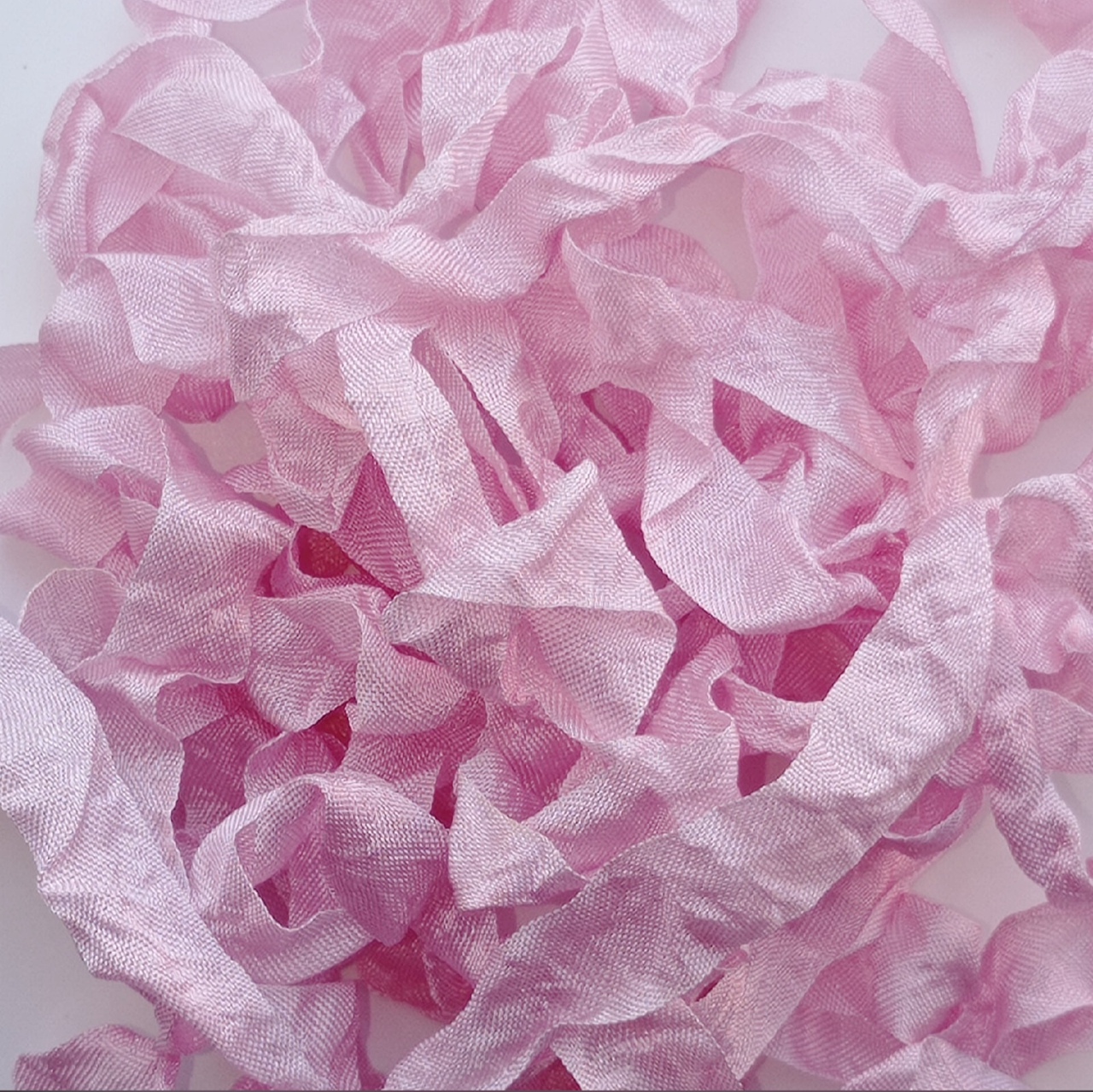 Шебби-лента 5 метров, цвет Розовый тюльпан (629)