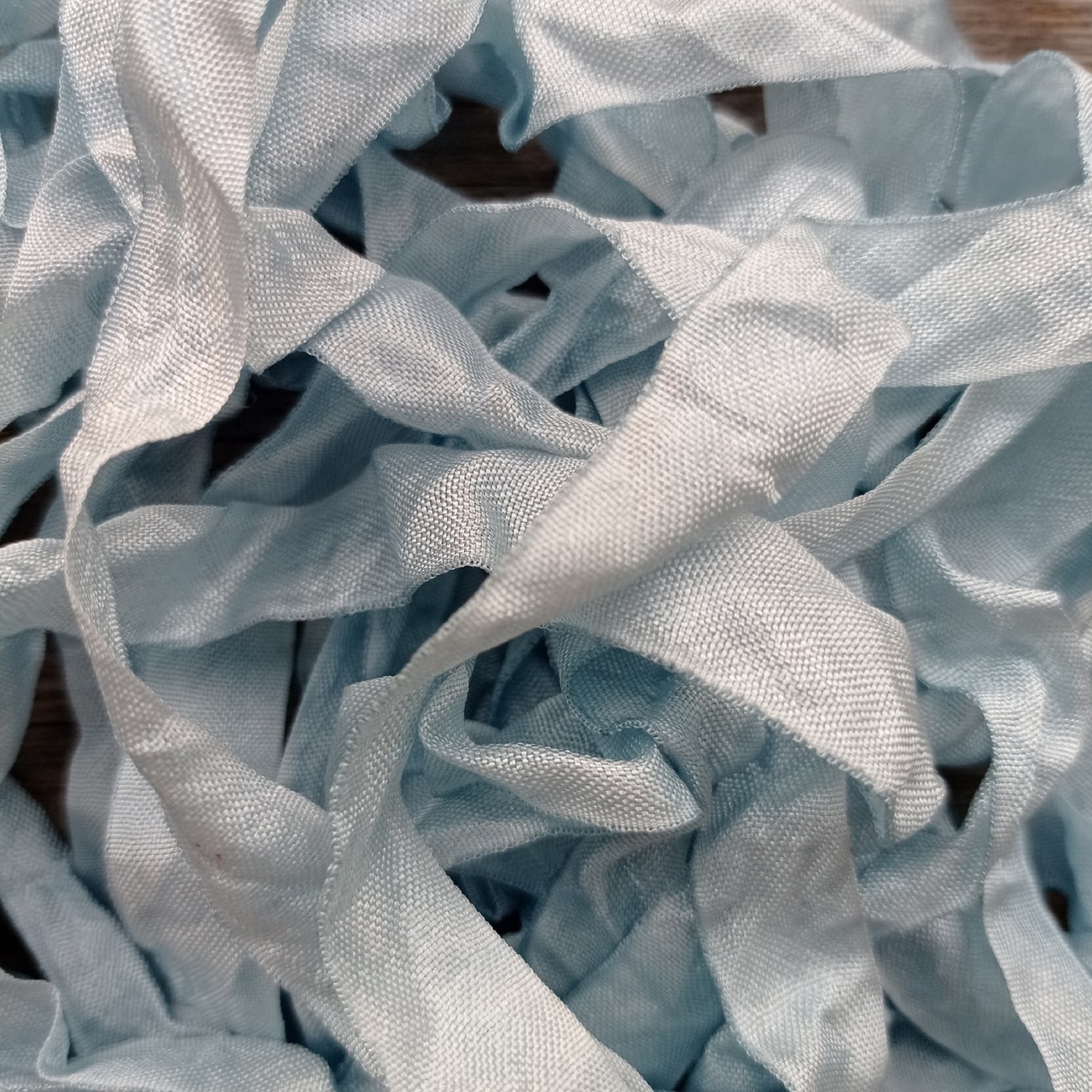 Шебби-лента Французский голубой