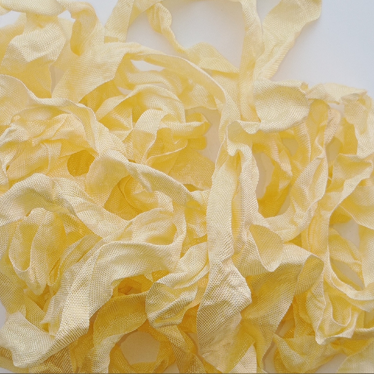 Шебби-лента 5 метров, цвет Мимоза