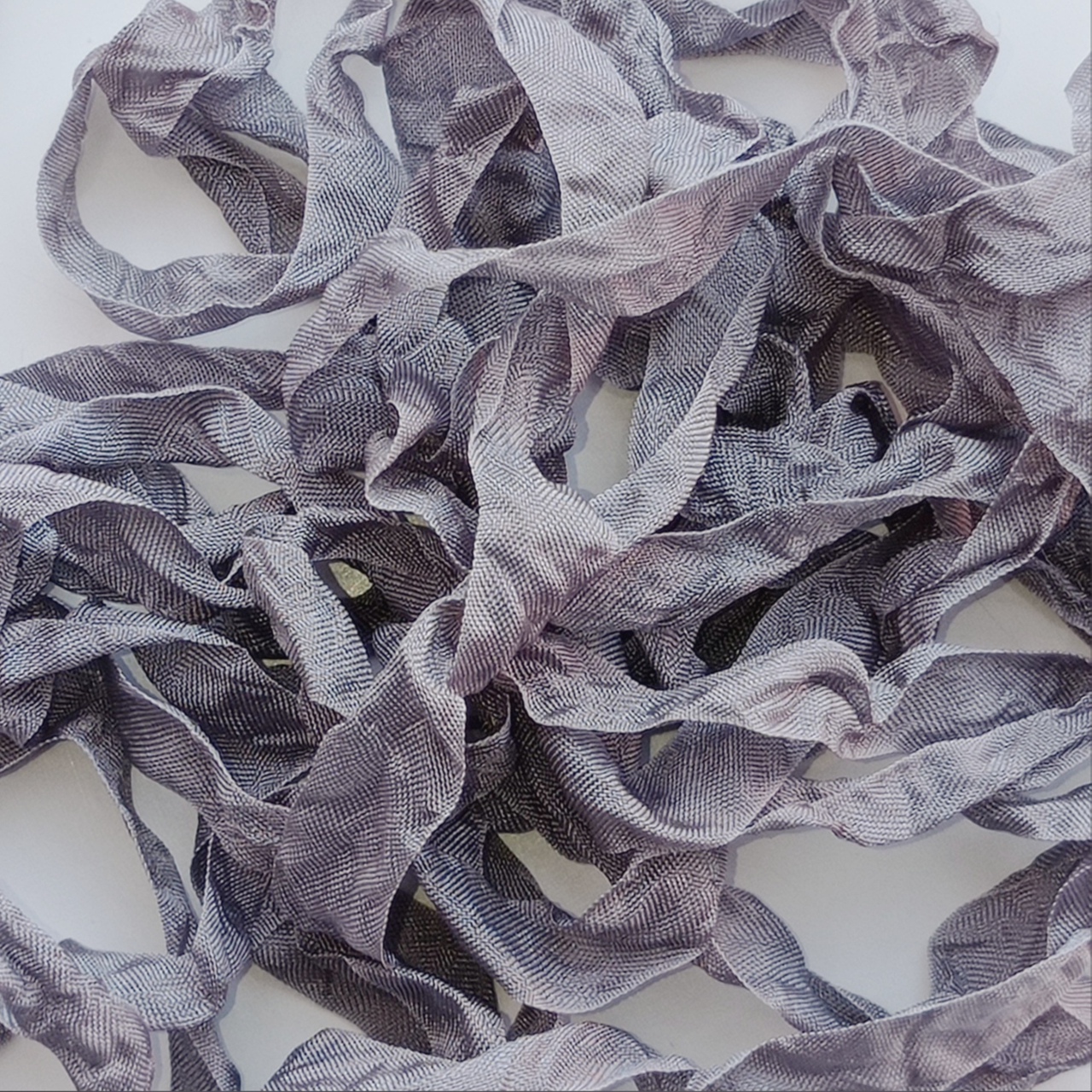 Шебби-лента 5 метров, цвет Серый туман (269)