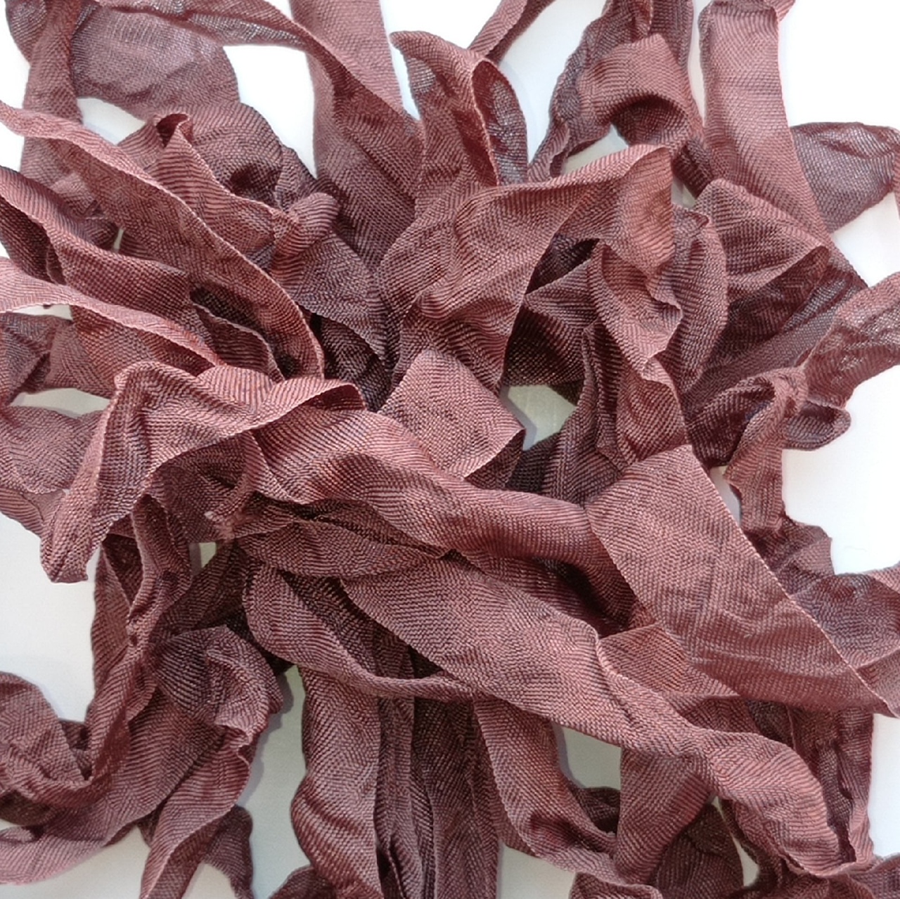 Шебби-лента 5 метров, цвет Шоколад (273)