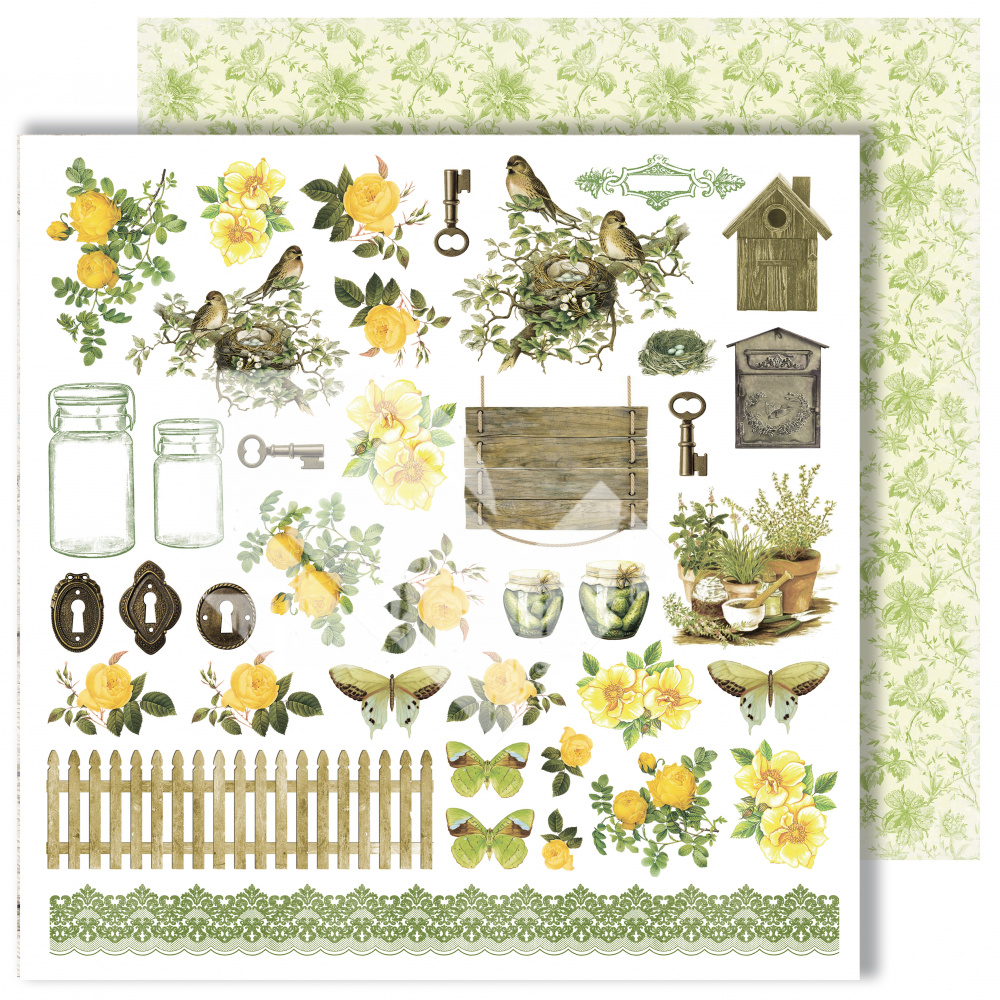 Бумага Dream Light Studio "Spring holidays" Elements (DL36)