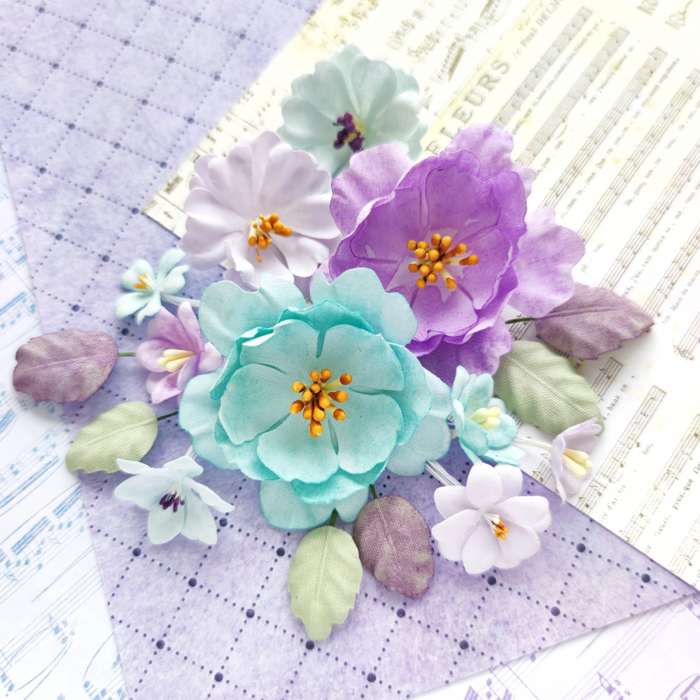 Набор тканевых цветов Dream Light Studio "Flowers Symphony"