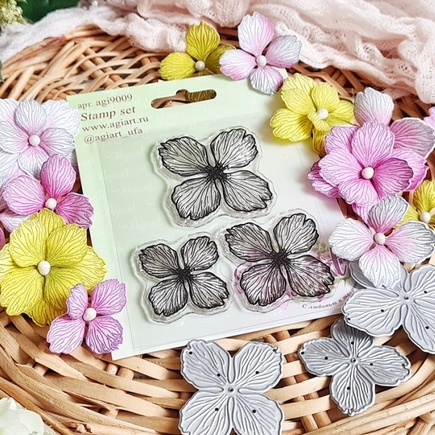 Набор штампов Agiart "Жасмин"