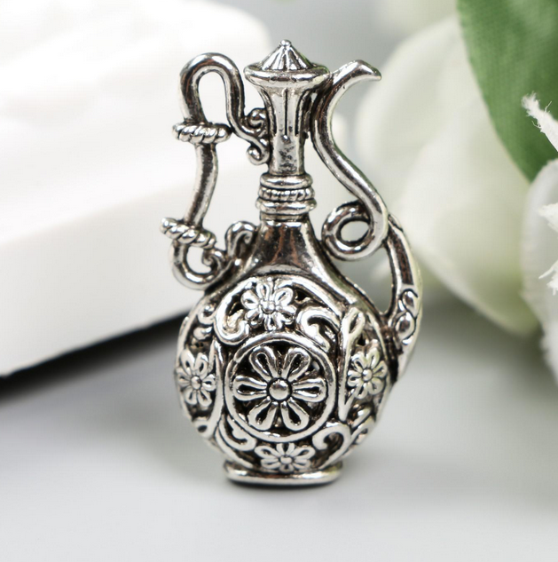 Декор металлический "Восточный кувшин" цвет серебро