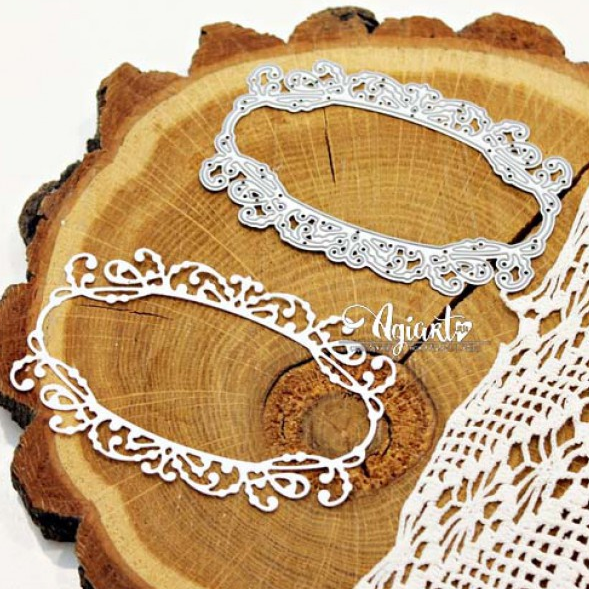 Нож для вырубки Agiart Рамка "Элегантность №3"
