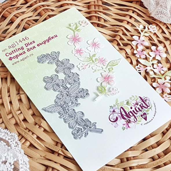 Нож для вырубки Agiart "Ветка сакуры №2"