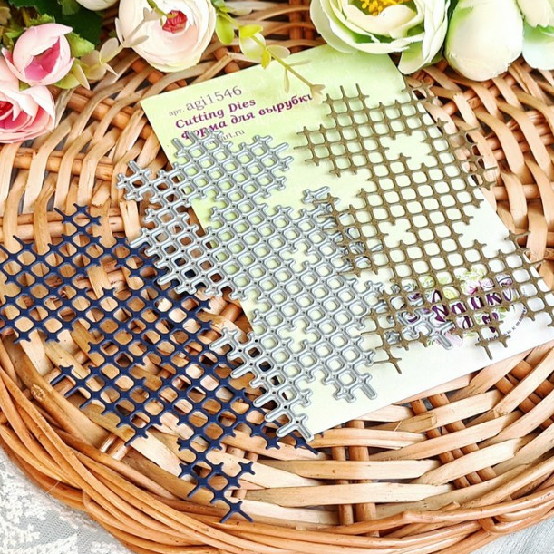 Нож для вырубки Agiart фоновый "Решетка"