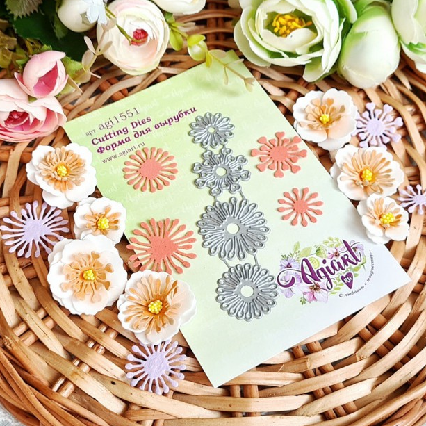 Нож для вырубки Agiart "Набор тычинок"