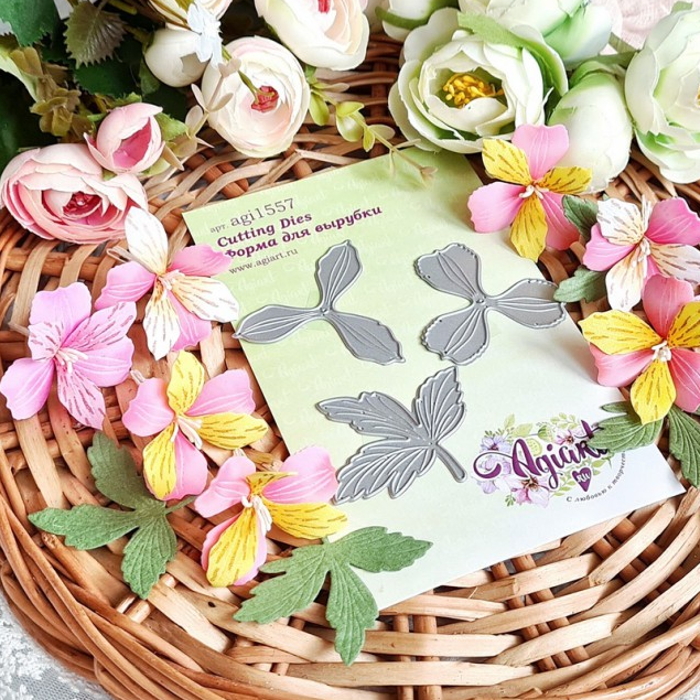 Нож для вырубки Agiart "Альстромерия"