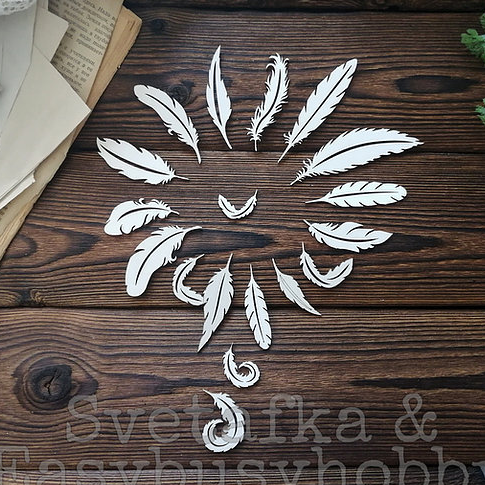 Чипборд EasyBusyHobby "В пух и перья"