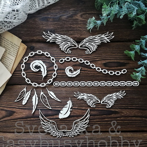 Чипборд EasyBusyHobby "Рвутся цепи, вырастают крылья"