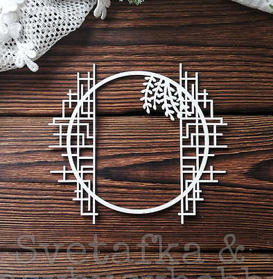 Чипборд EasyBusyHobby "Сад у Пагоды, Запад"