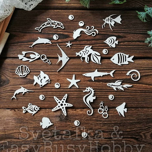 Чипборд EasyBusyHobby "Рыбный"