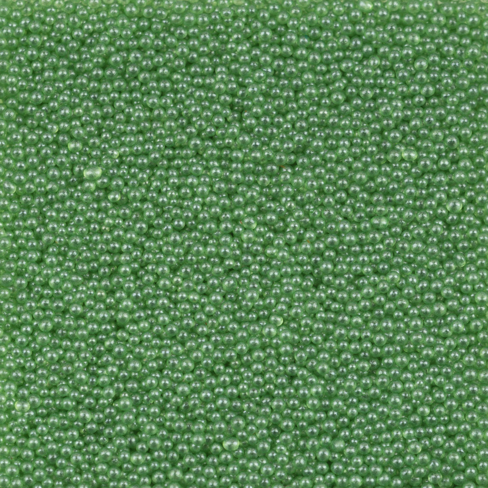 Микробисер Zlatka. Цвет зелёный