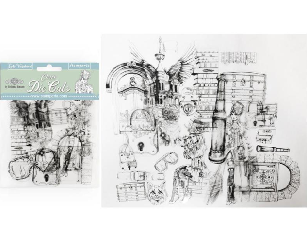 Набор прозрачных высечек Stamperia «Lady Vagabond»