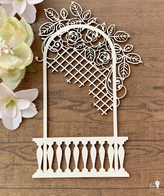 Чипборд LeoMAMMY "Балкон с розами"