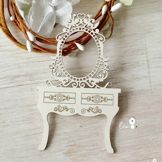 Чипборд LeoMAMMY "Трюмо с зеркалом"