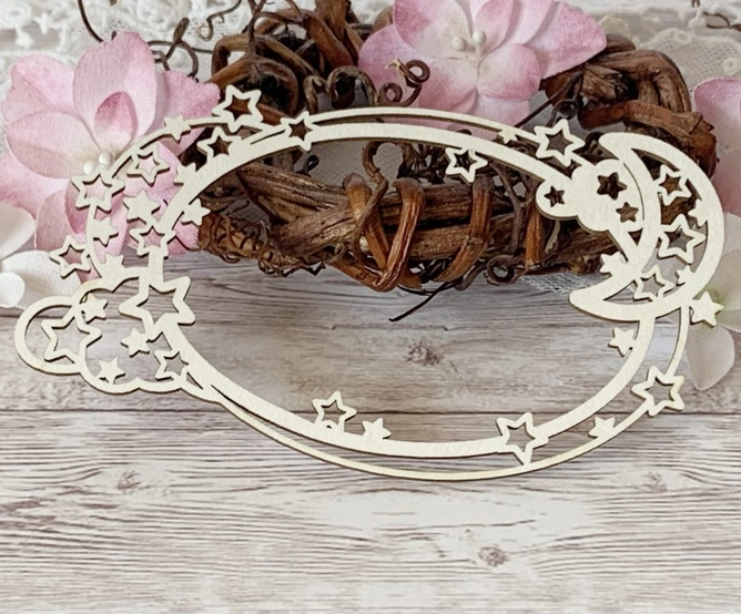 Чипборд LeoMAMMY "Рамка со звездами №1"