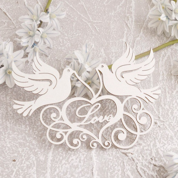 Чипборд LeoMAMMY " Голуби"