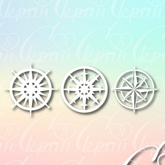 Чипборд LeoMAMMY "Набор роза ветров"