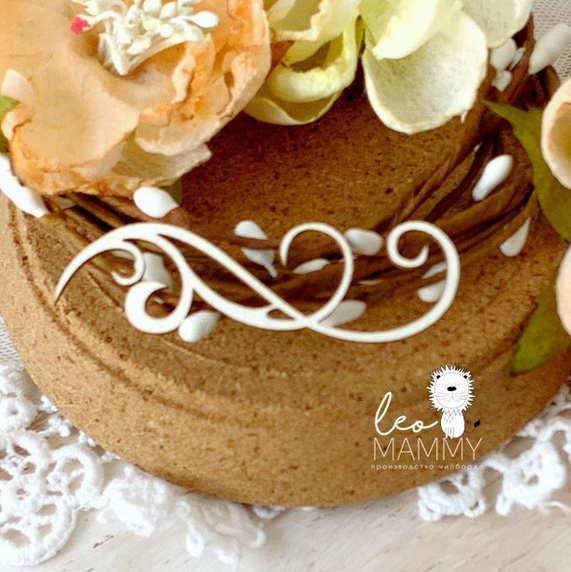 Чипборд LeoMAMMY "Завиток простой"