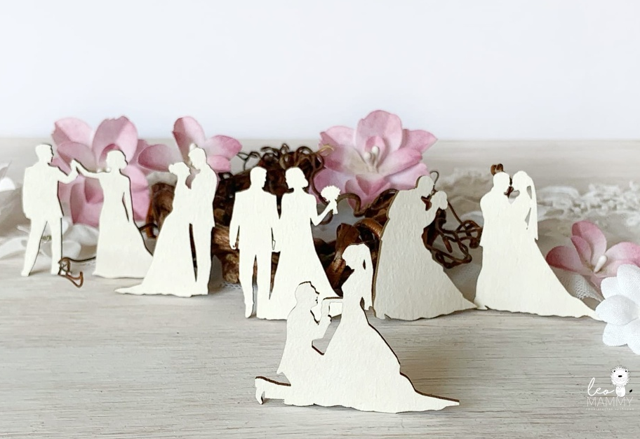 Чипборд LeoMAMMY "Свадебные фигурки 2"
