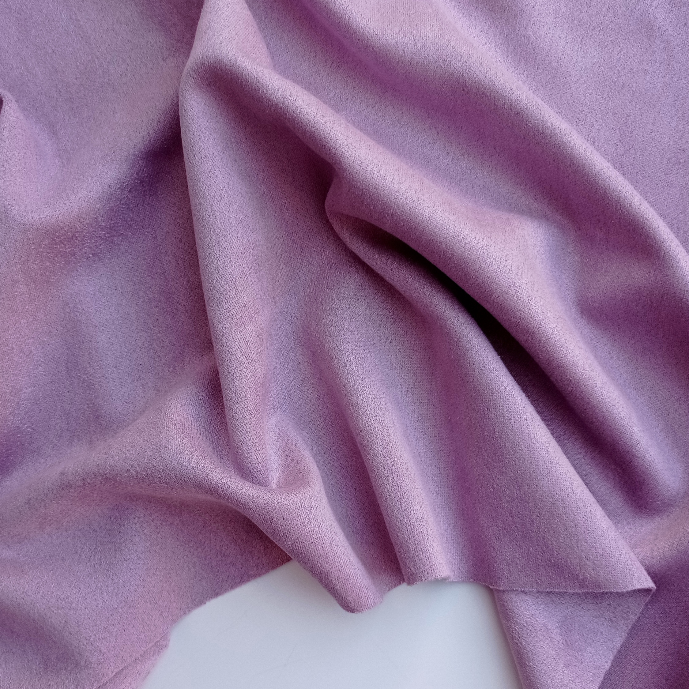 Замша искусственная двусторонняя 32 х 72 см цвет Глициния