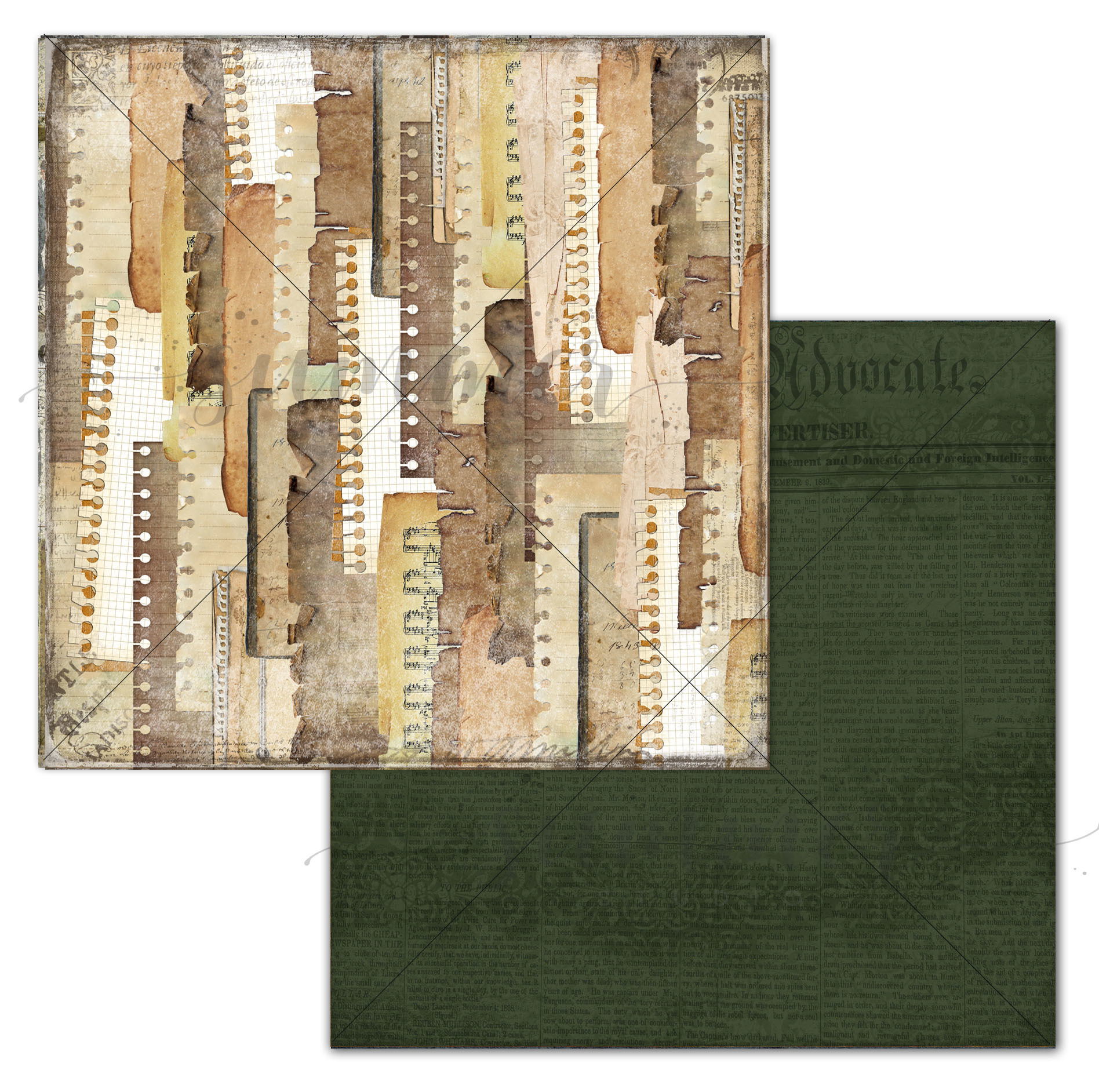 Бумага Summer studio "Время мужчин" Мой день (SMST187)