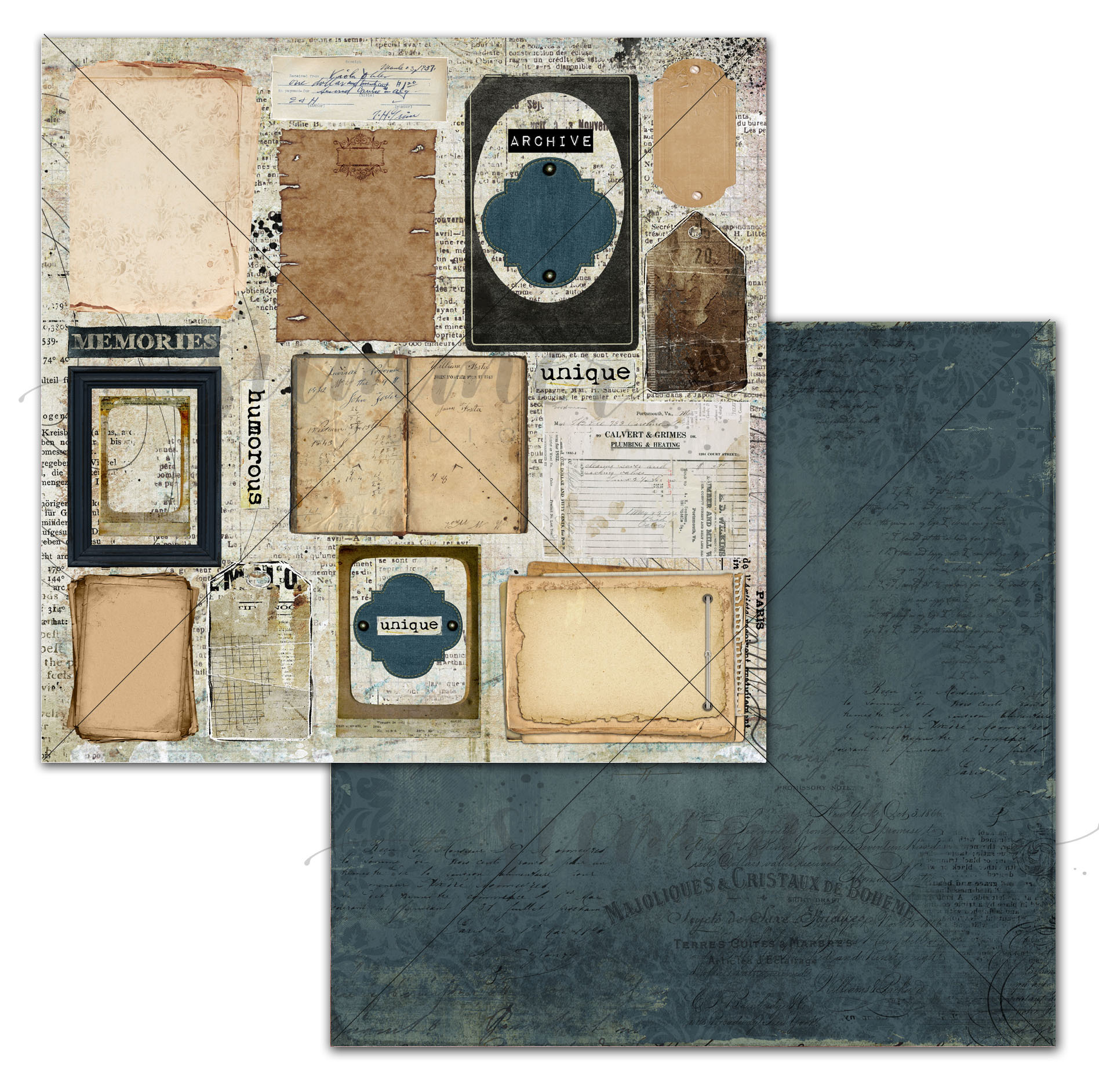 Бумага Summer studio "Время мужчин" Планируем! (SMST189)