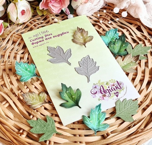 Нож для вырубки Agiart "Листья боярышника №2"