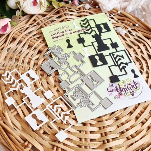 Нож для вырубки Agiart Рамка "Шах и Мат